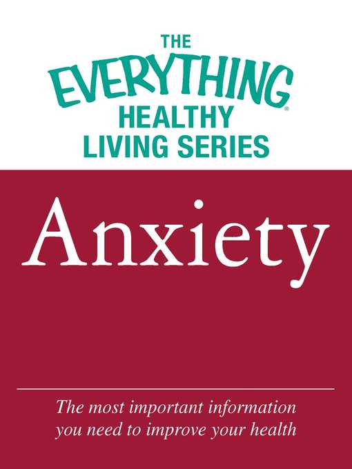 Title details for Anxiety by Adams Media - Wait list